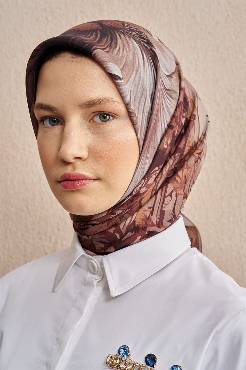 Vision Art Collection Mirage Eşarp - Kahverengi