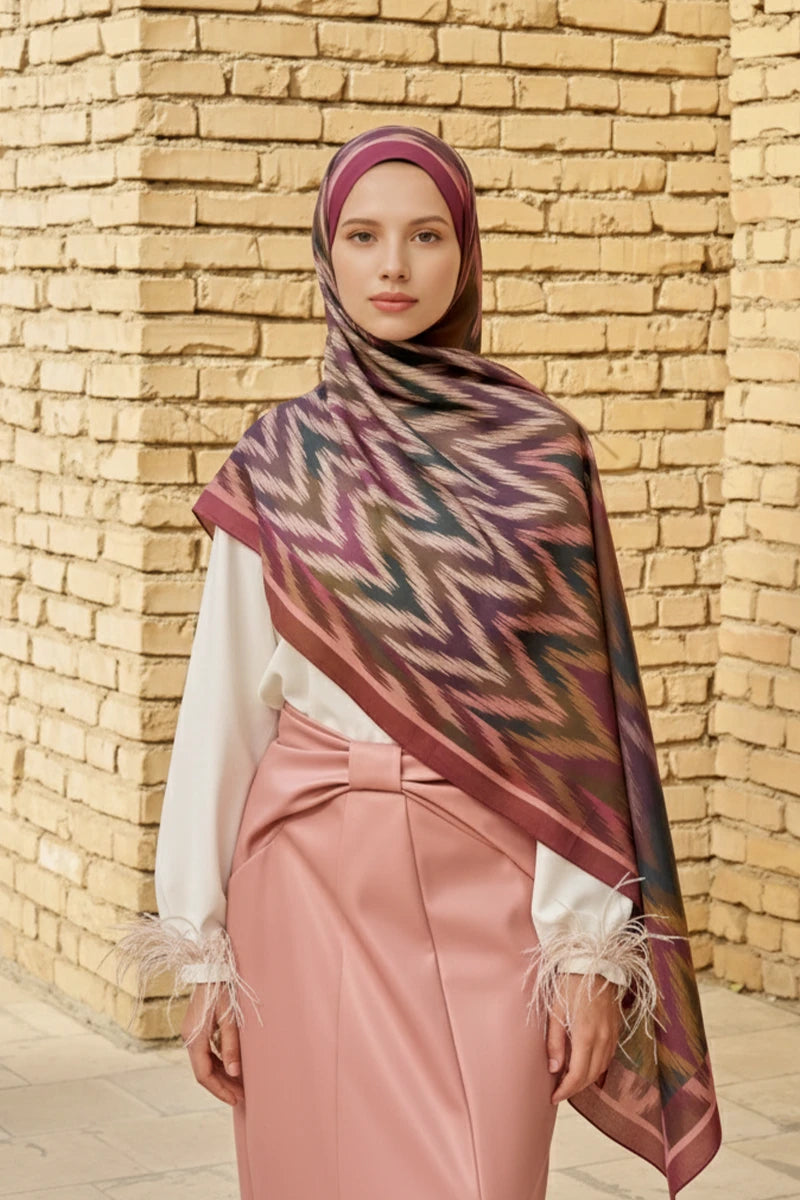 Missoma Floss Viscose Shawl - Plum