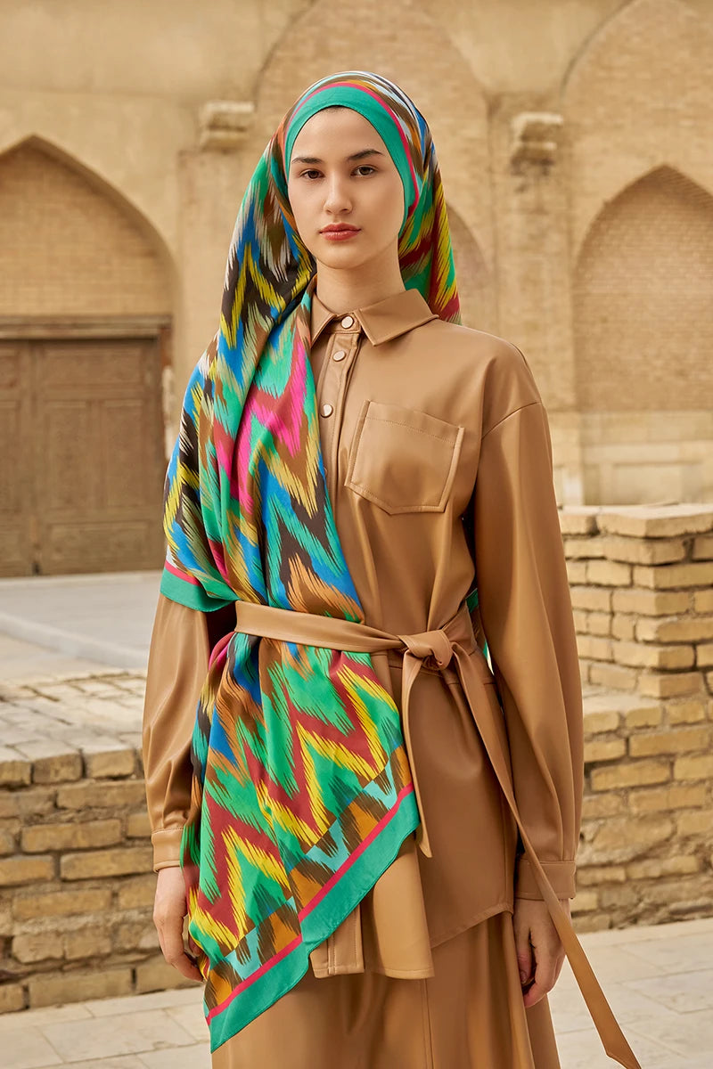 Missoma Floss Viscose Shawl - Green