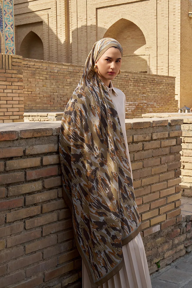 Noble Pamuk Modal Şal - Yeşil