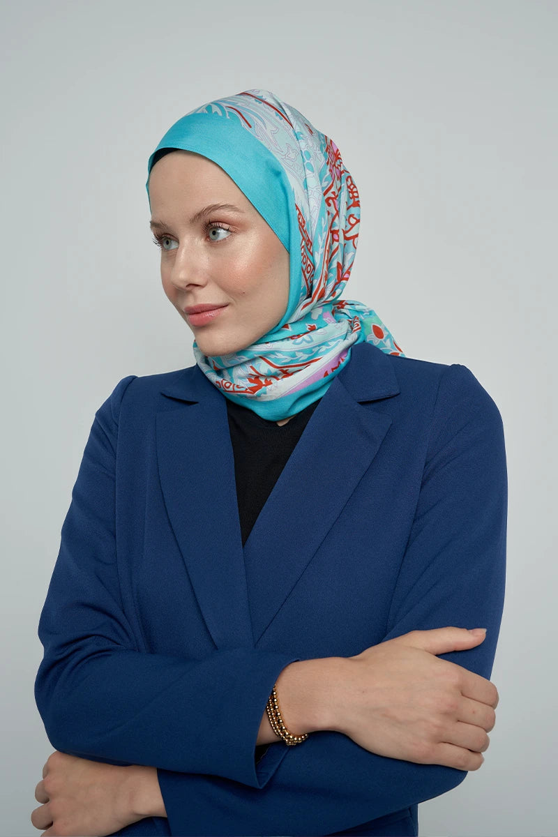 Paisley Koleksiyonu Pateh Şal - Mavi