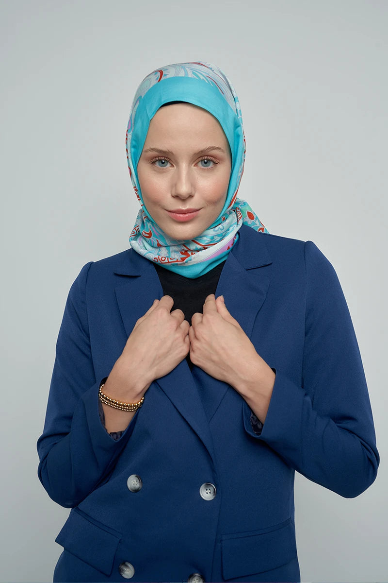 Paisley Koleksiyonu Pateh Şal - Mavi