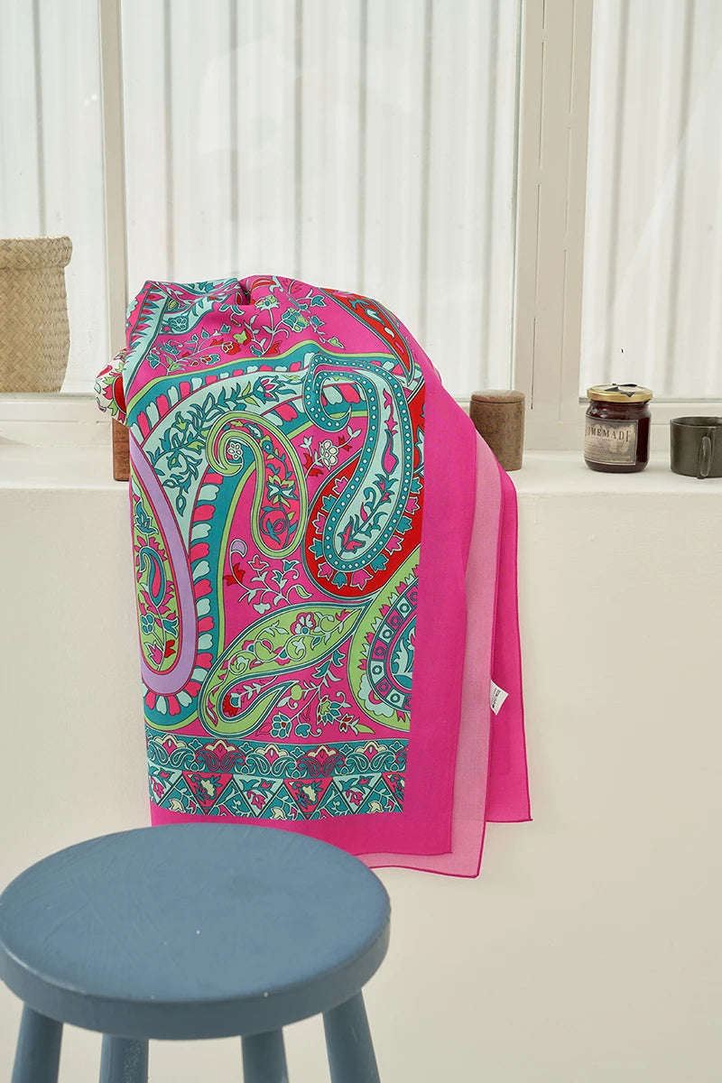 Paisley Koleksiyonu Pateh Şal - Pembe