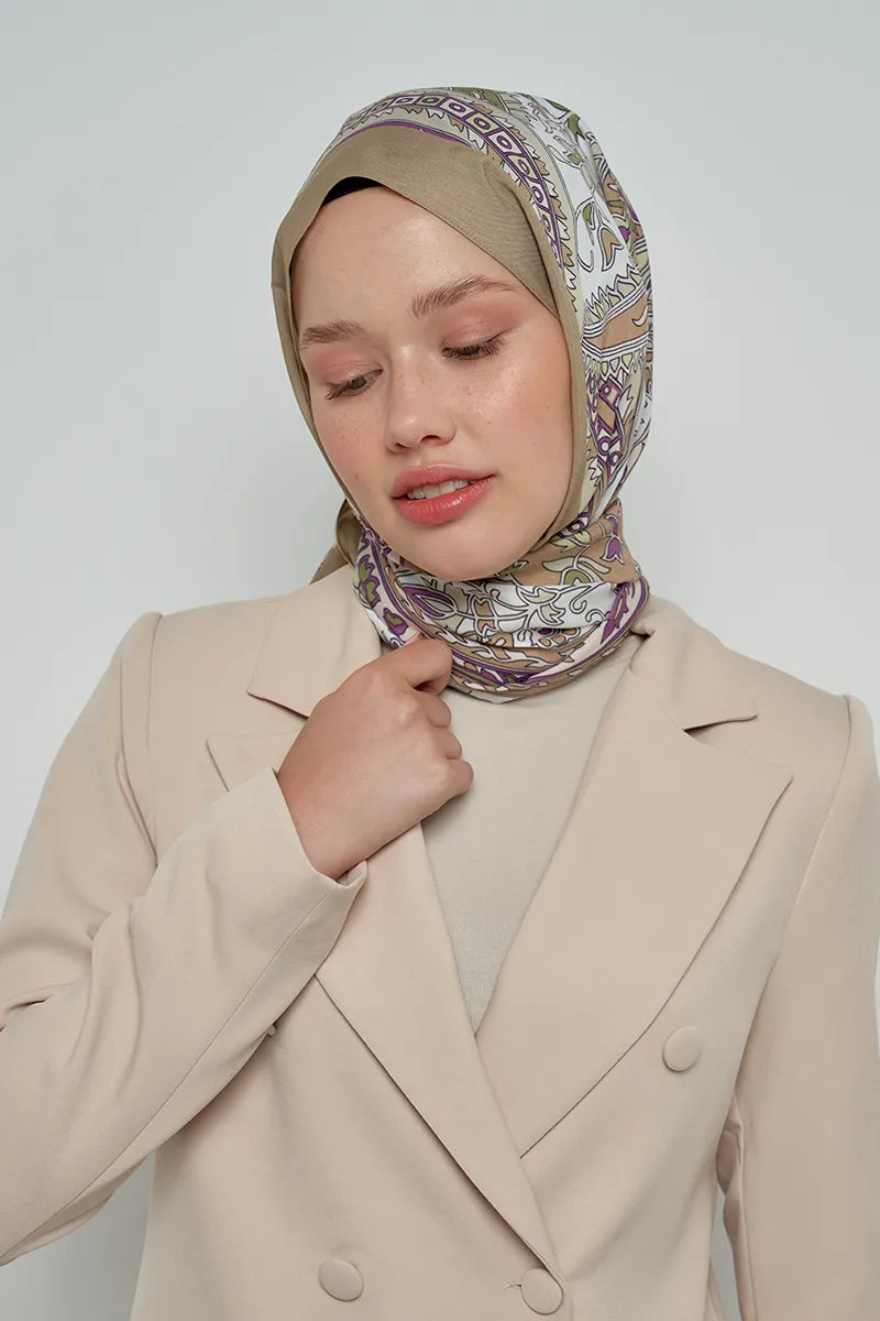 Paisley Koleksiyonu Pateh Şal - Kahverengi