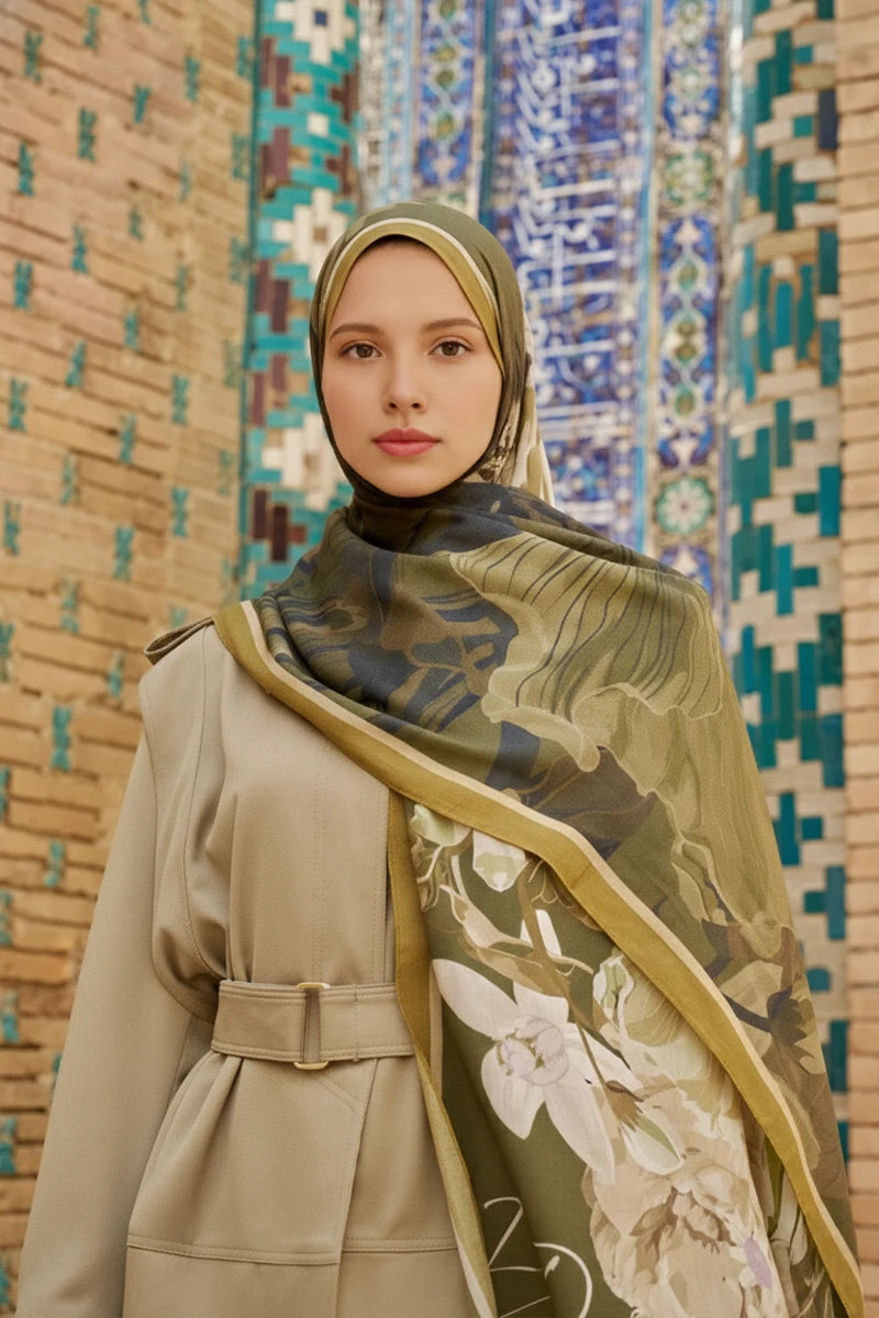 Reine Pamuk Modal Şal - Nefti