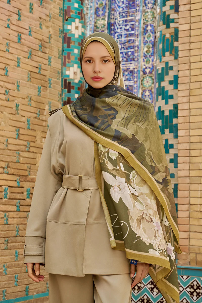 Reine Pamuk Modal Şal - Nefti