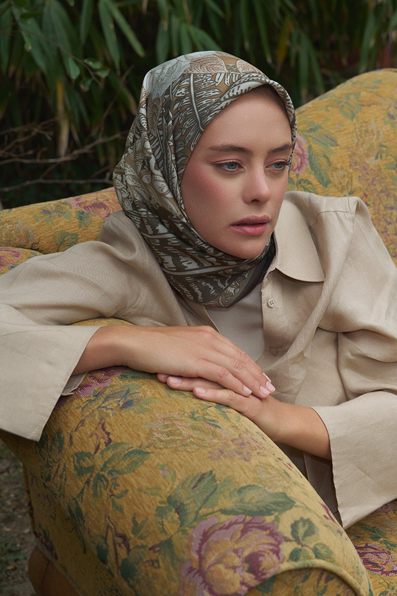 Elysium Modal Eşarp - Kahve