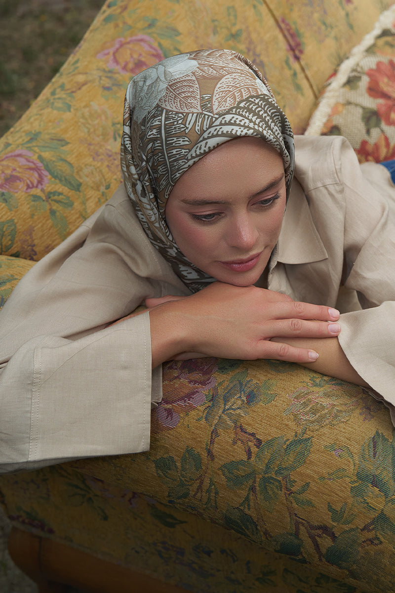 Elysium Modal Eşarp - Kahve