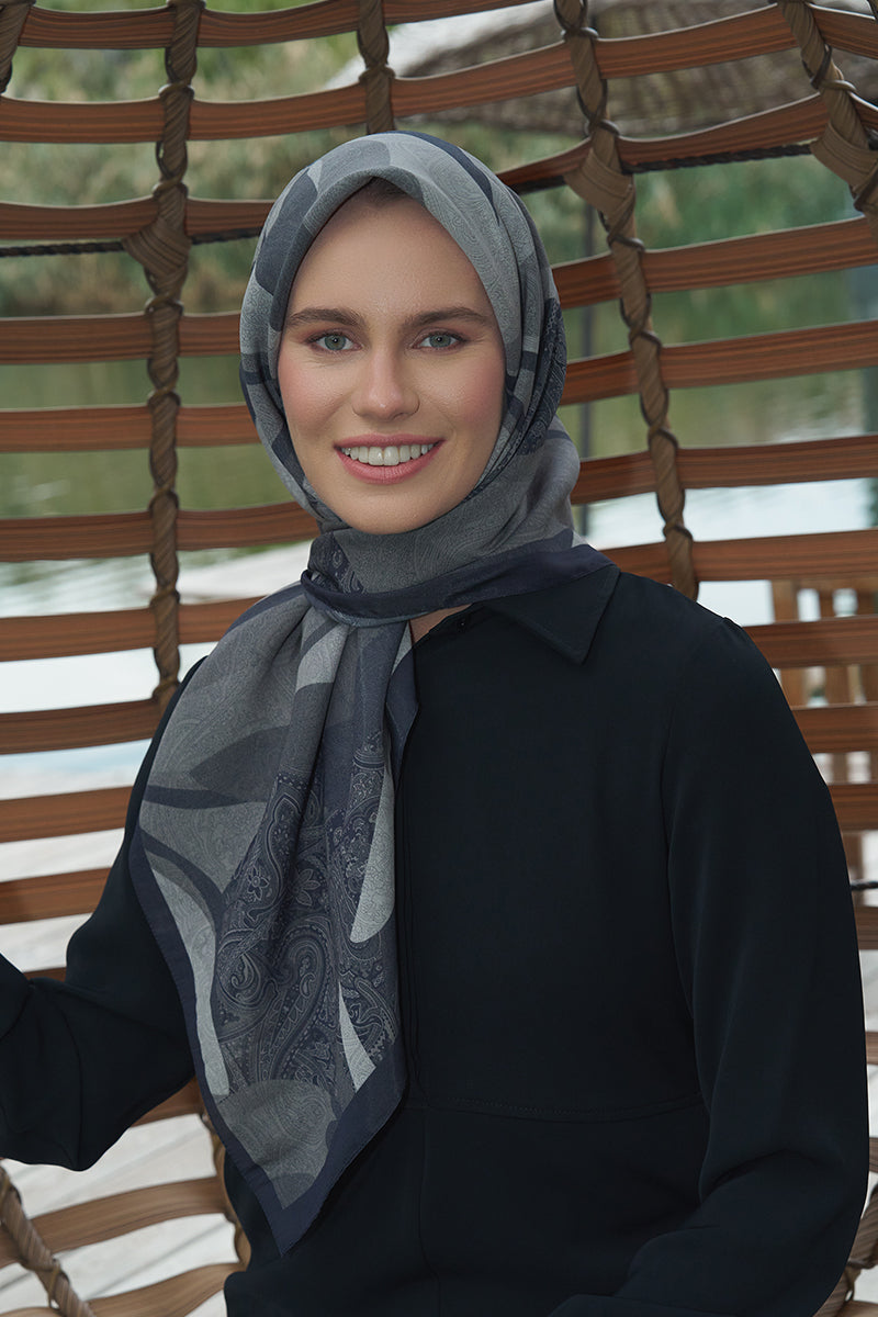 Lace Modal Eşarp - Siyah