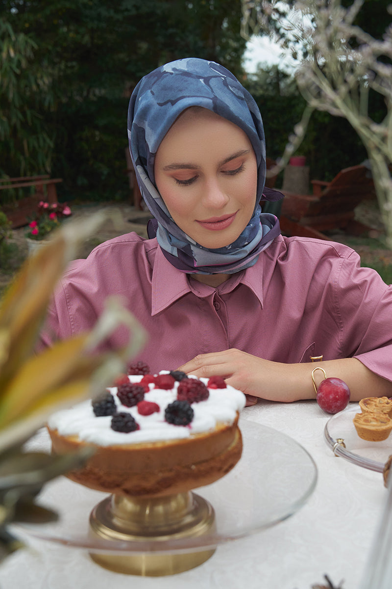 Rosa Modal Scarf - Purple