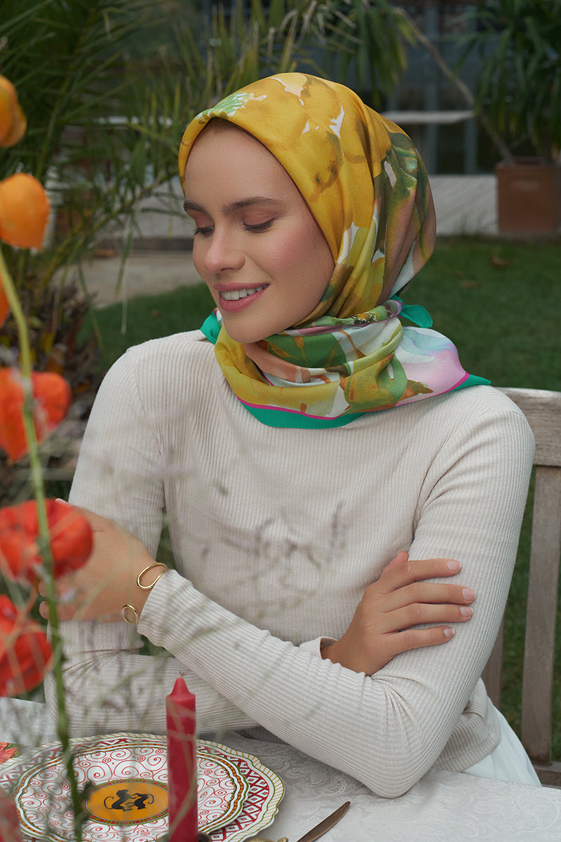 Rosa Modal Eşarp - Yeşil