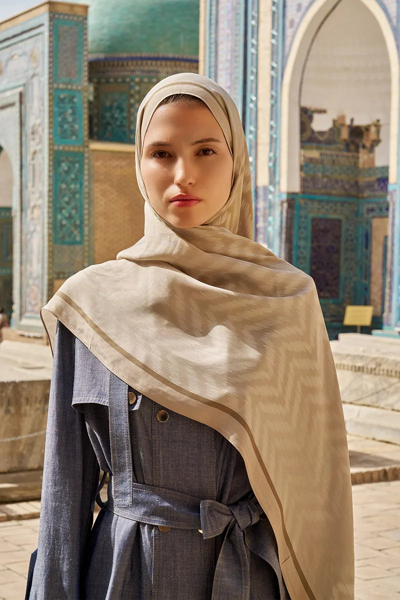 Velisse Floss Viscose Shawl - Beige