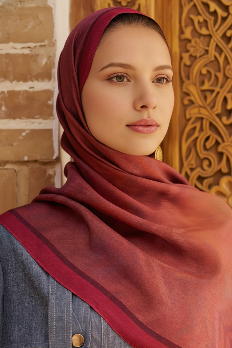 Velisse Floss Viscose Shawl - Dusty Rose