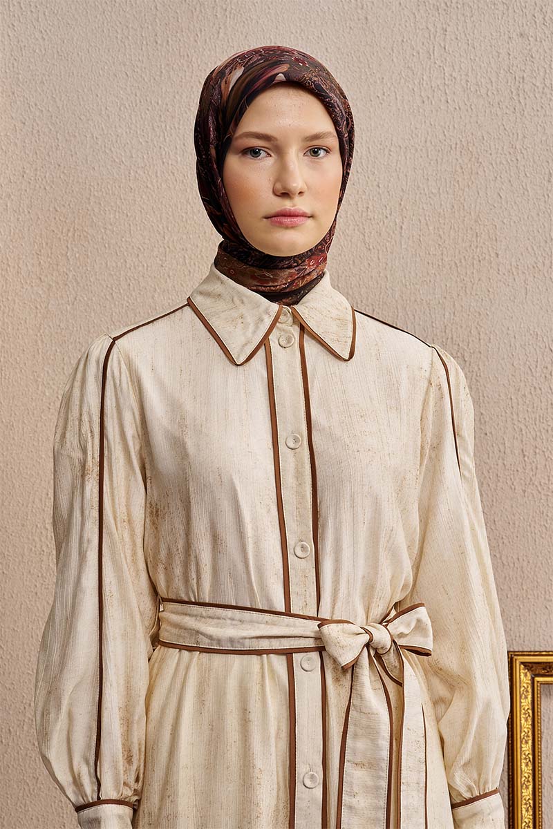 Vision Art Collection Velmora Eşarp - Kahverengi