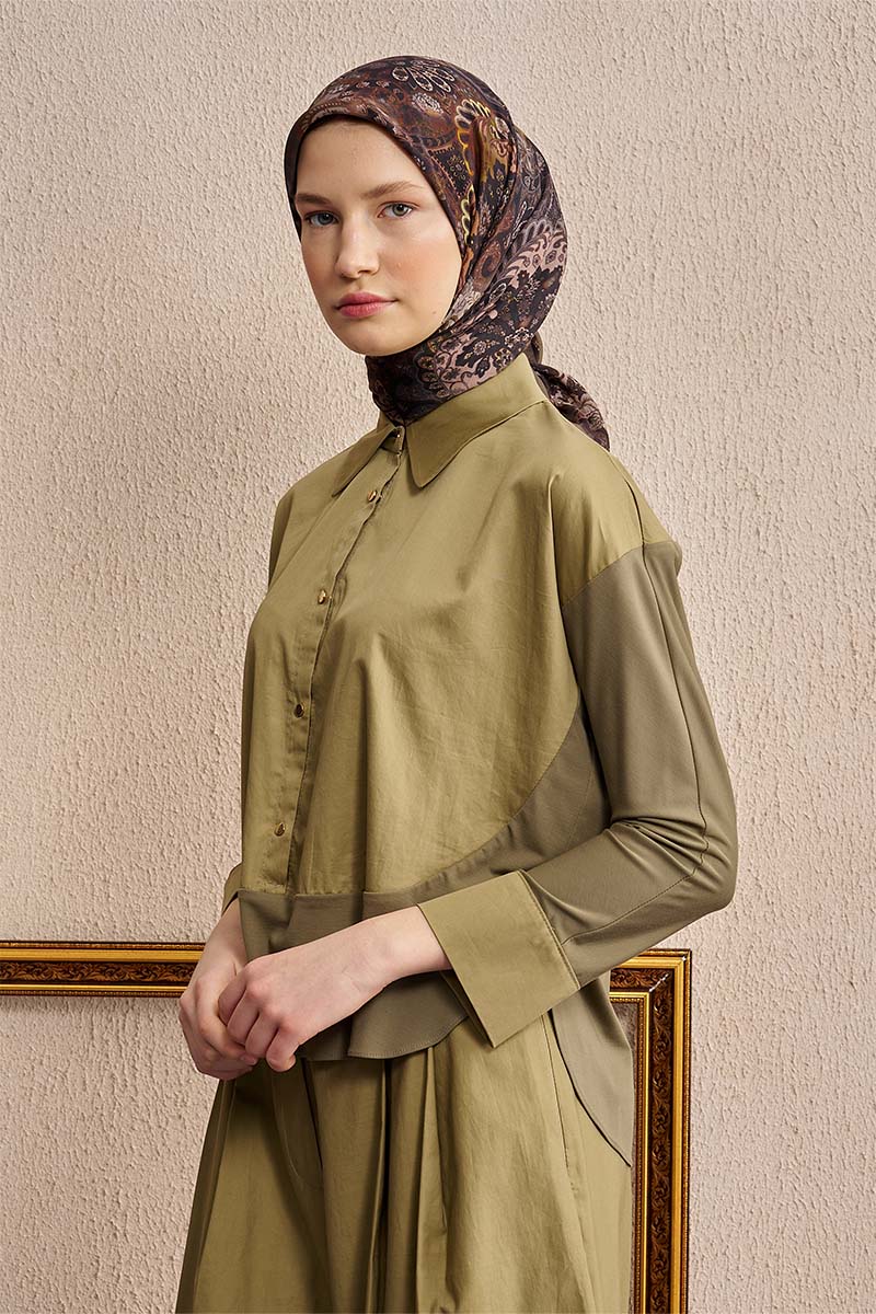 Vision Art Collection Verse Eşarp - Vizon