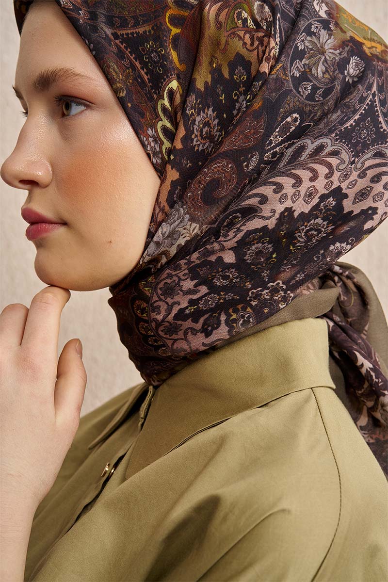 Vision Art Collection Verse Eşarp - Vizon