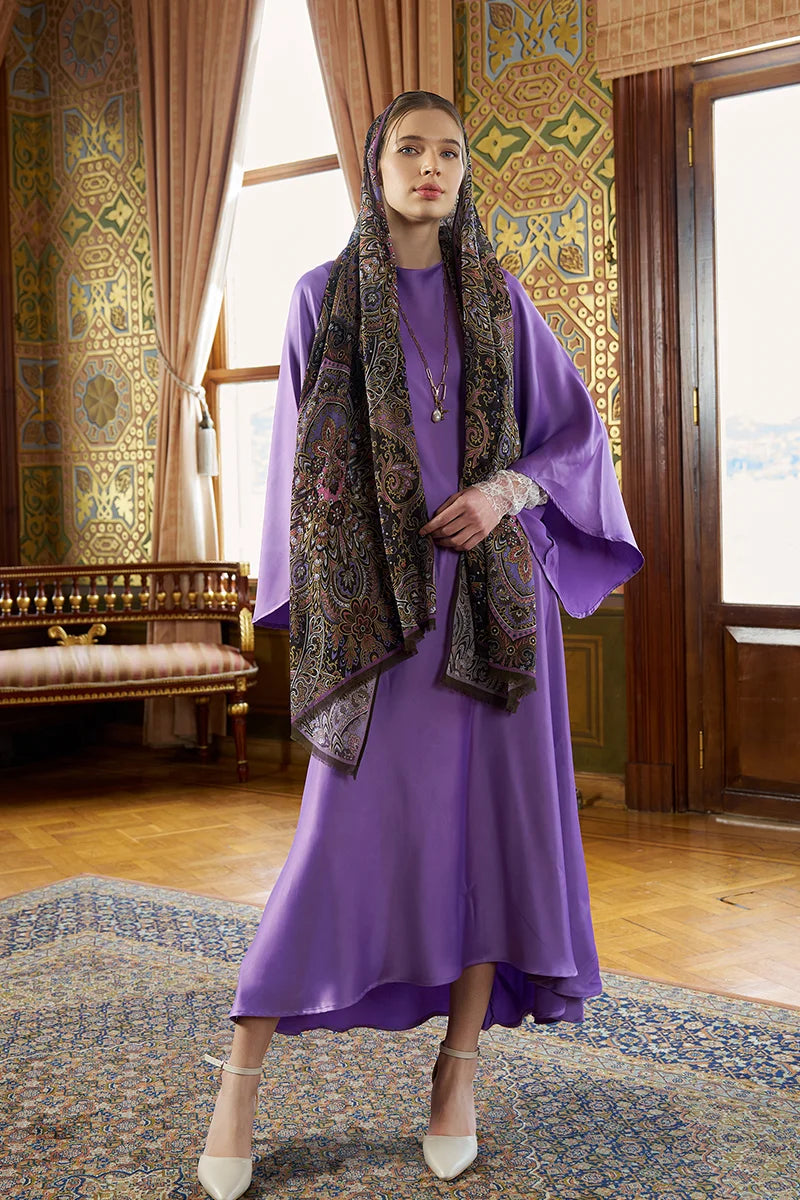 Yün İpek Celia Şal - Nefti