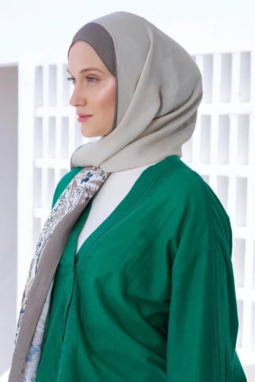 Curated Ethnic Şal - Vizon