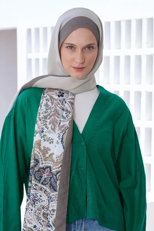 Curated Ethnic Şal - Vizon