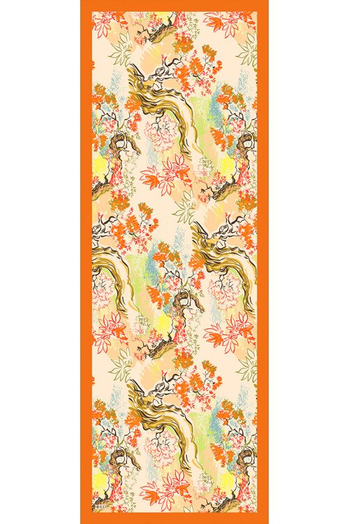 Curated Forest Şal - Turuncu