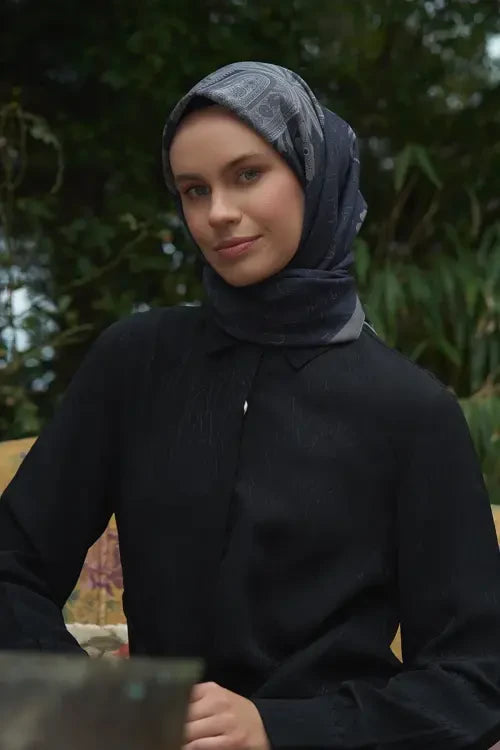 Seal Modal Eşarp - Lacivert