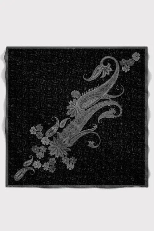 Seal Modal Scarf - Navy Blue