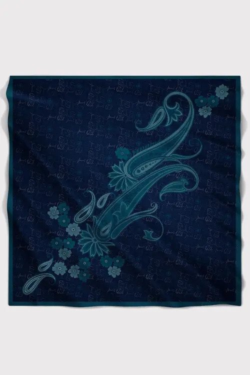 Seal Modal Eşarp - Mavi