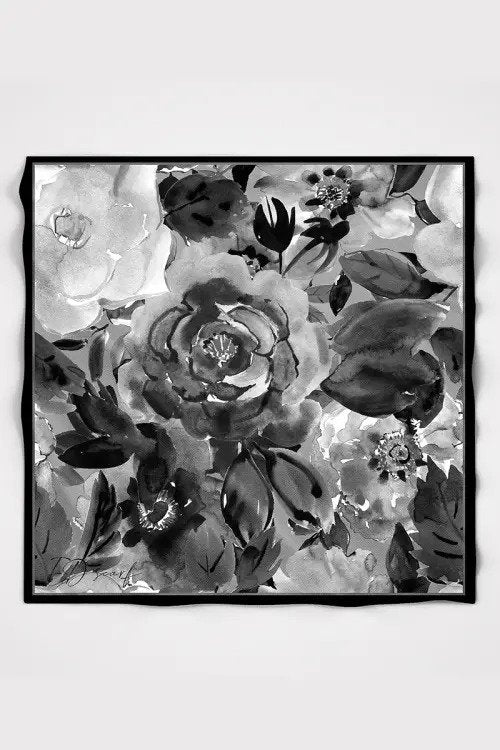 Rosa Modal Eşarp - Siyah