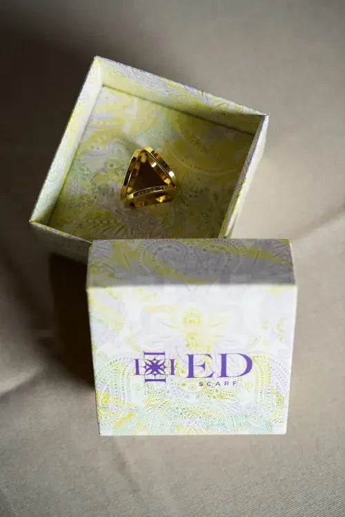 Gold Plated Shawl/Scarf Ring