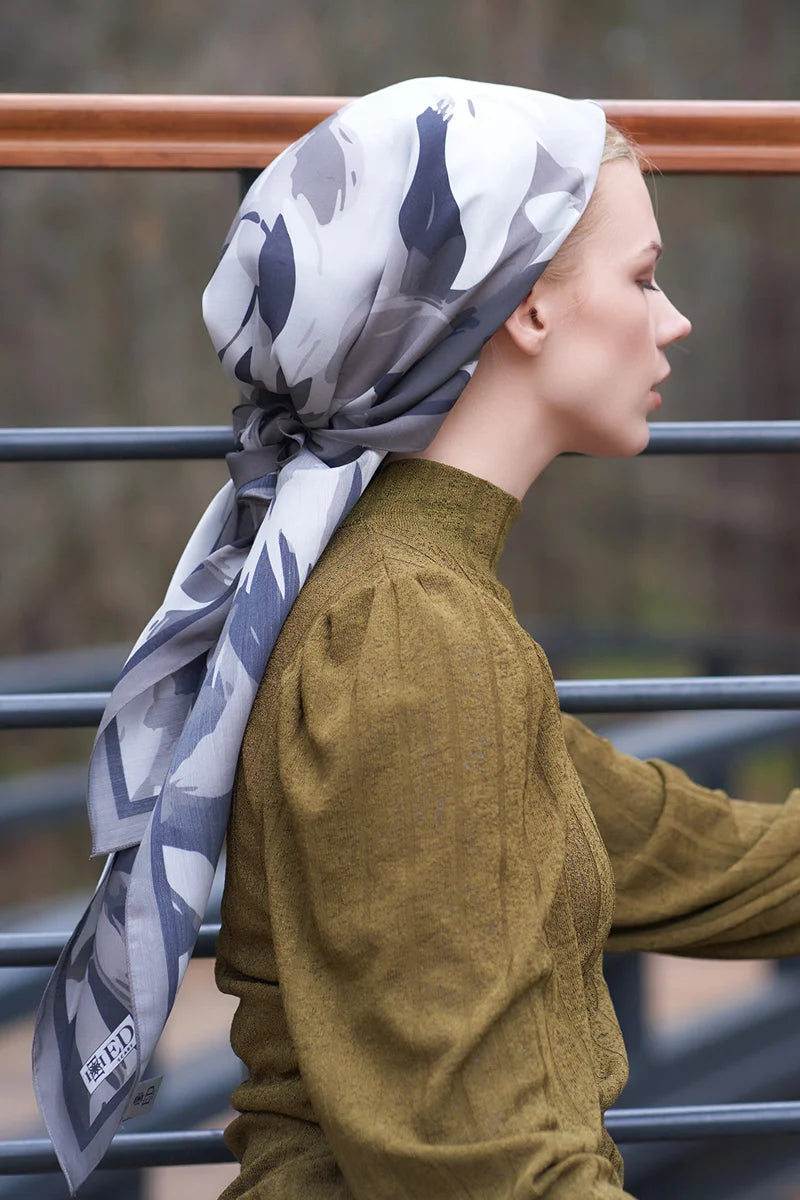 Freya Desen Modal Eşarp - Füme