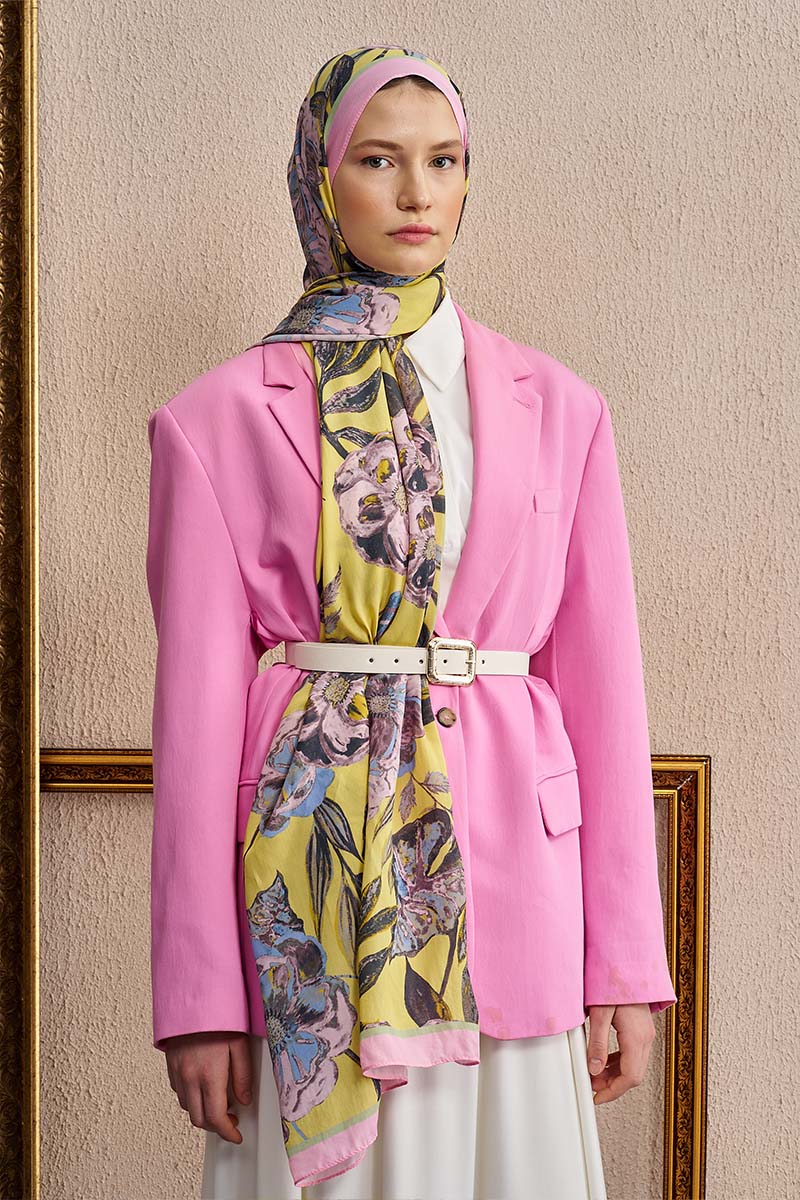 Celebrity Carmina Shawl - Yellow