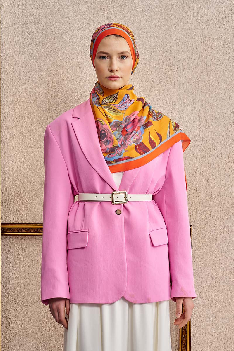 Celebrity Carmina Shawl - Orange