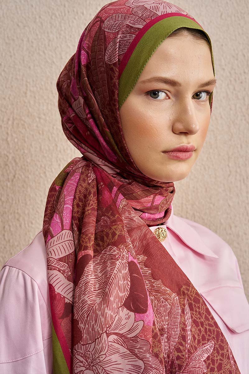 Celebrity Fiorenza Shawl - Olive Green