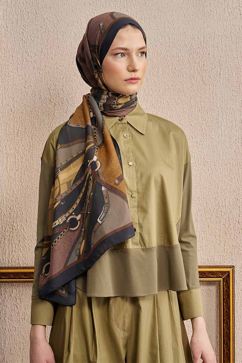 Celebrity Pietra Şal - Kahverengi