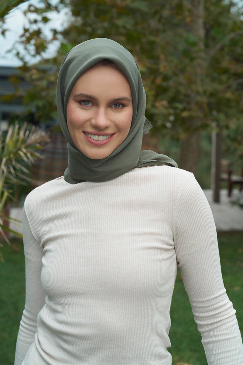 Classic Collection Modal Eşarp - Koyu Yeşil