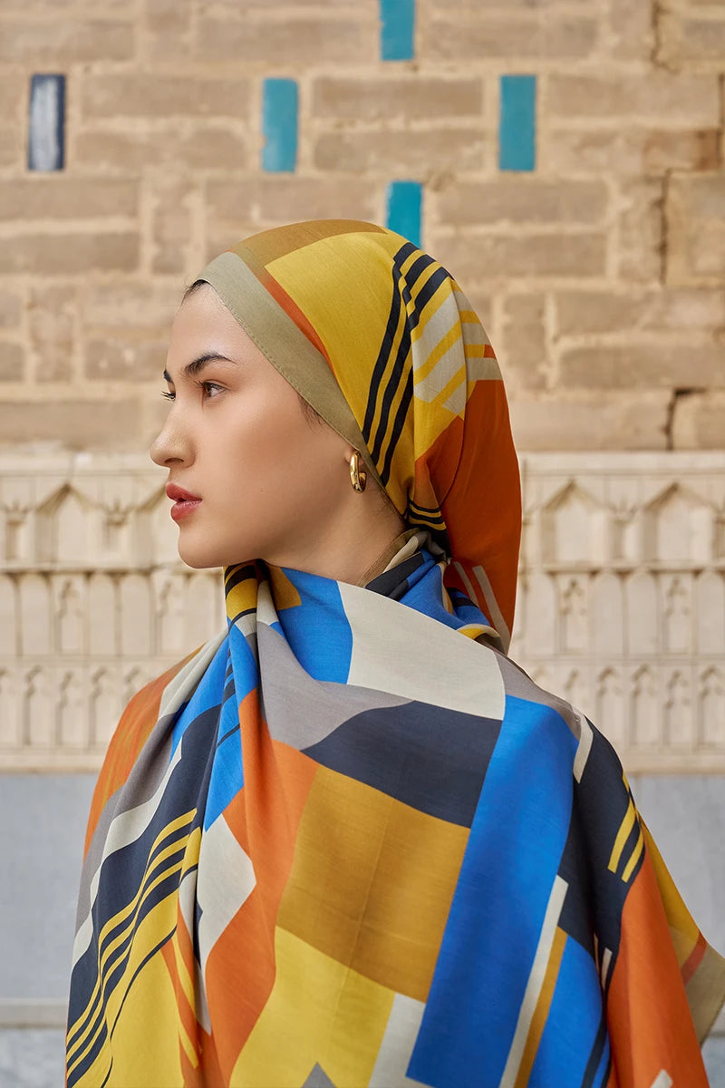 Clover Floss Viscose Shawl - Beige