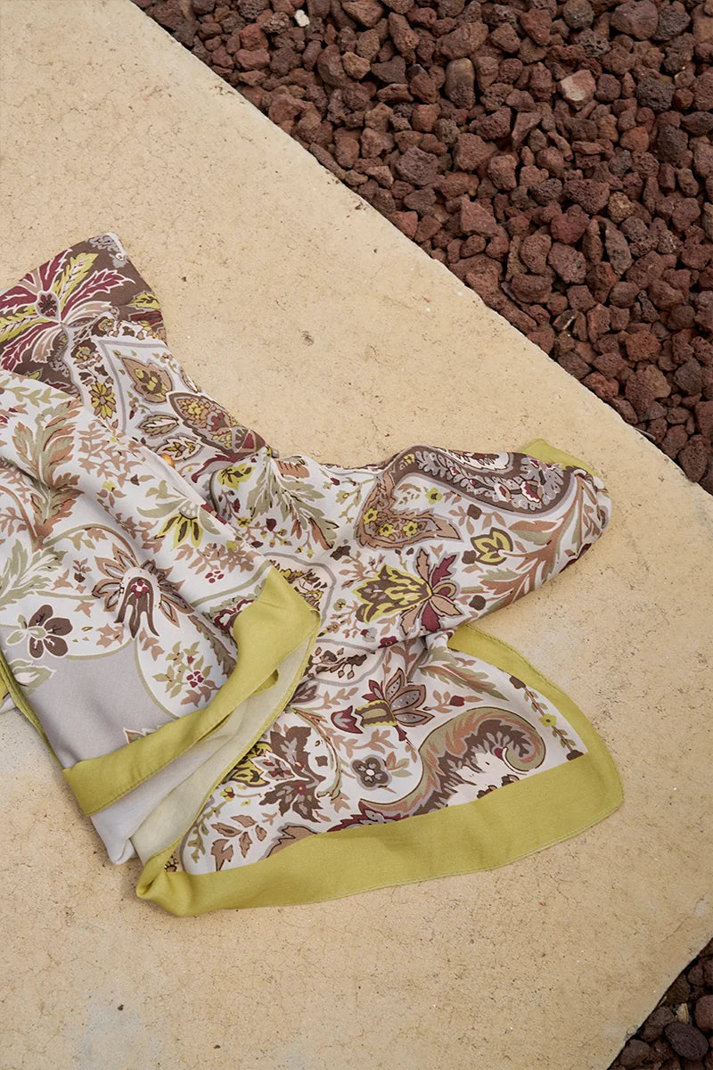 Curated Ethnic Shawl - Grey
