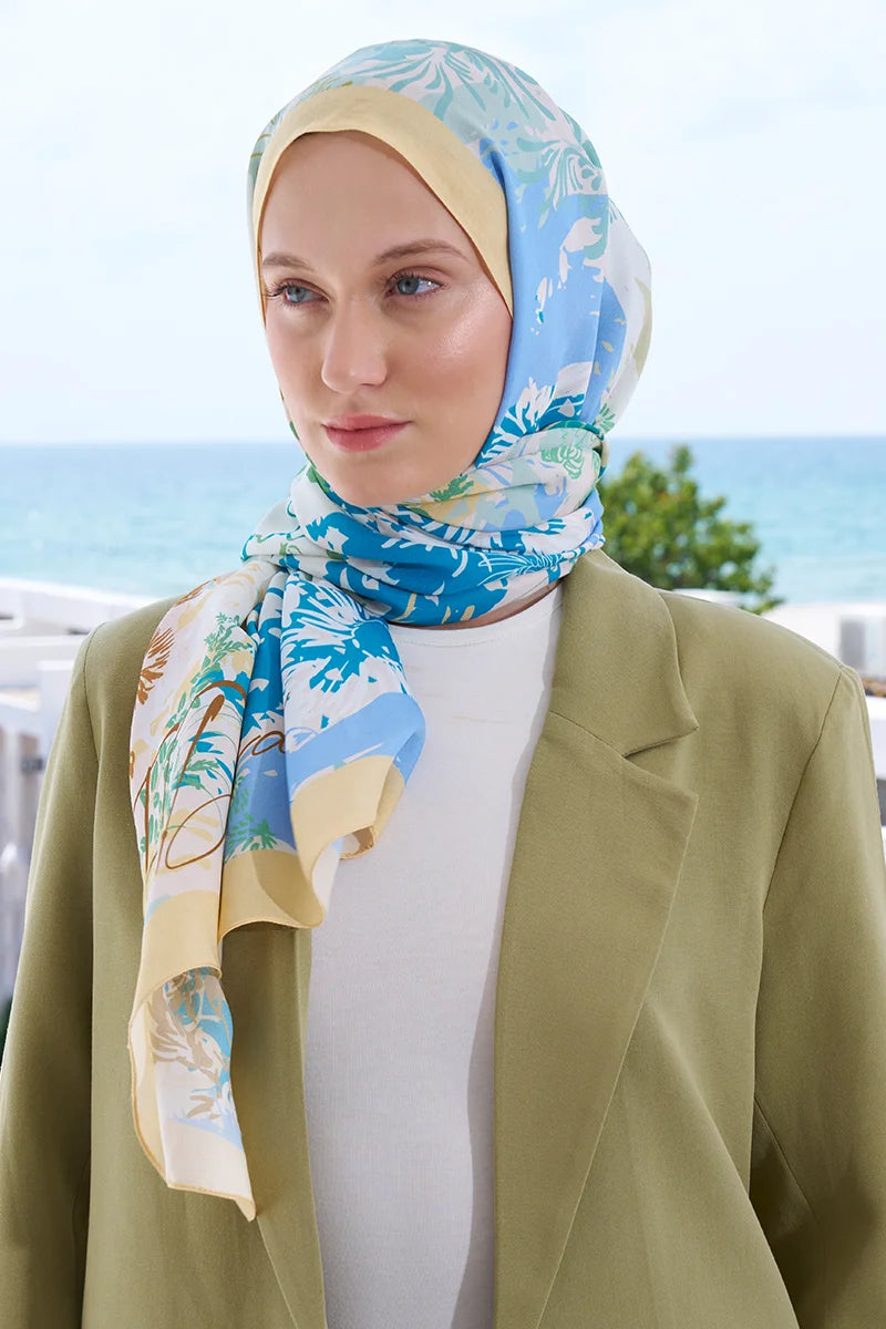 Curated Paradise Shawl - Yellow