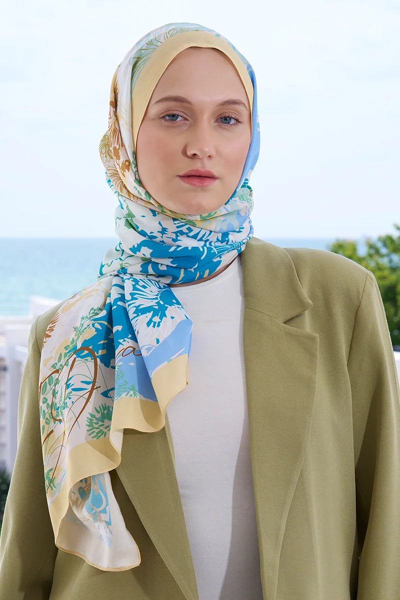 Curated Paradise Shawl - Yellow