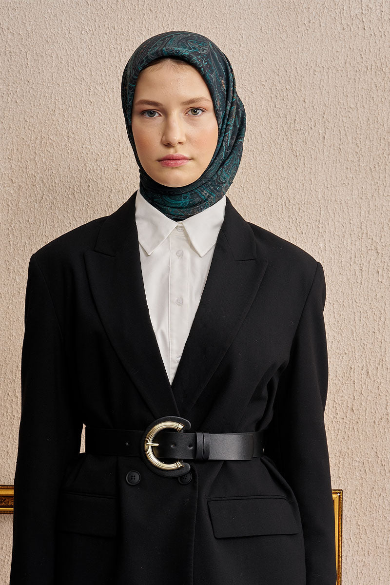 Vision Art Collection Eclipse Eşarp - Petrol