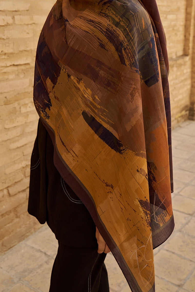 Fearless Pamuk Modal Şal - Acı Kahve