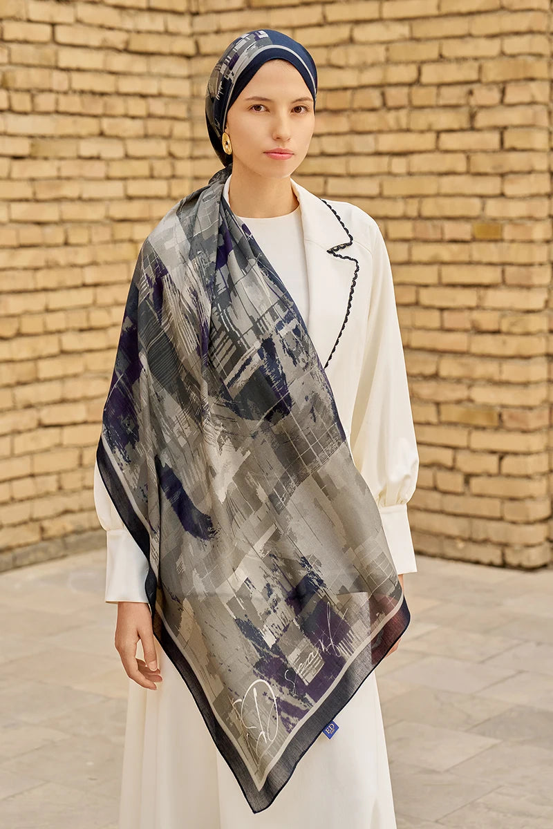 Fearless Cotton Modal Shawl - Black