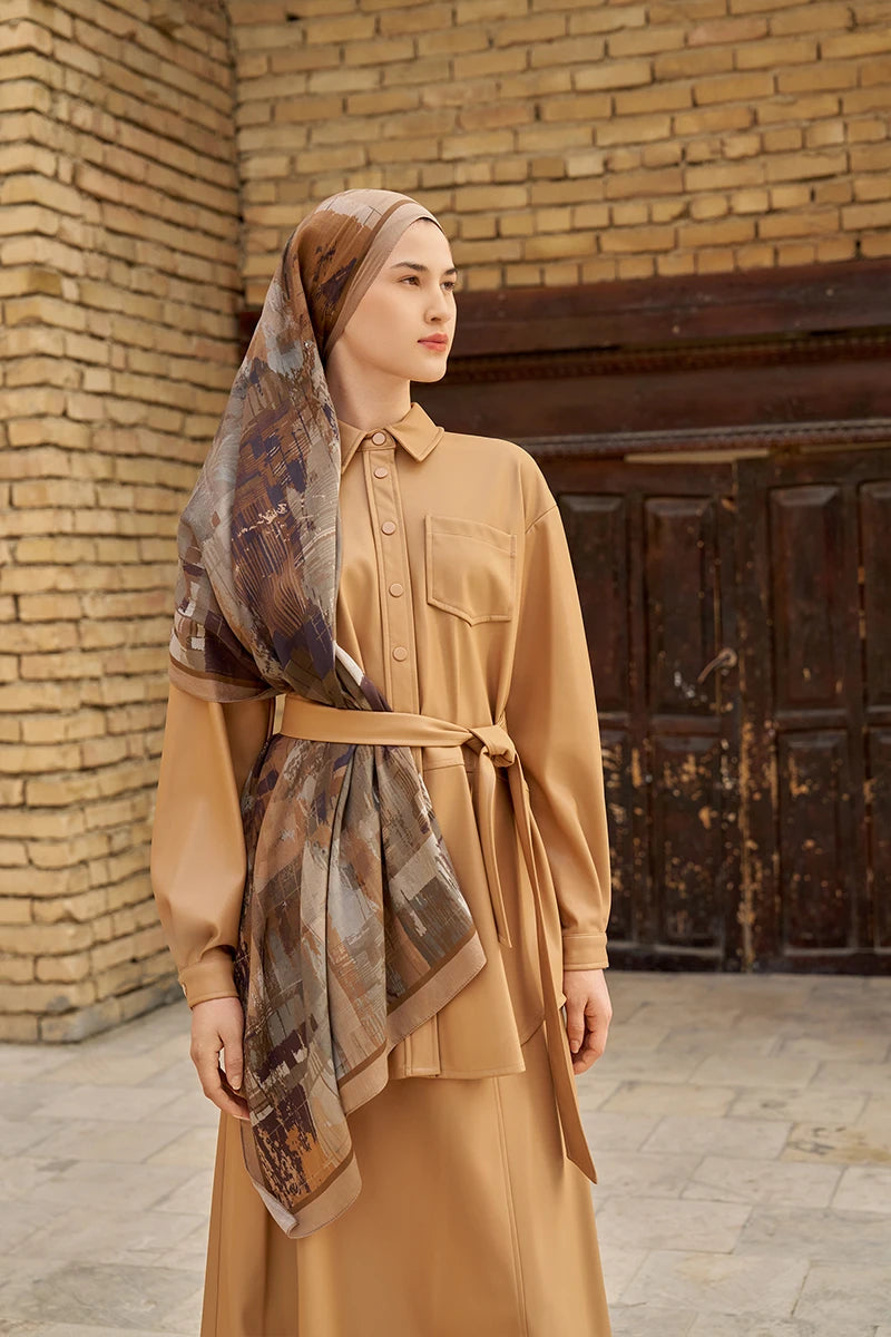 Fearless Pamuk Modal Şal - Vizon