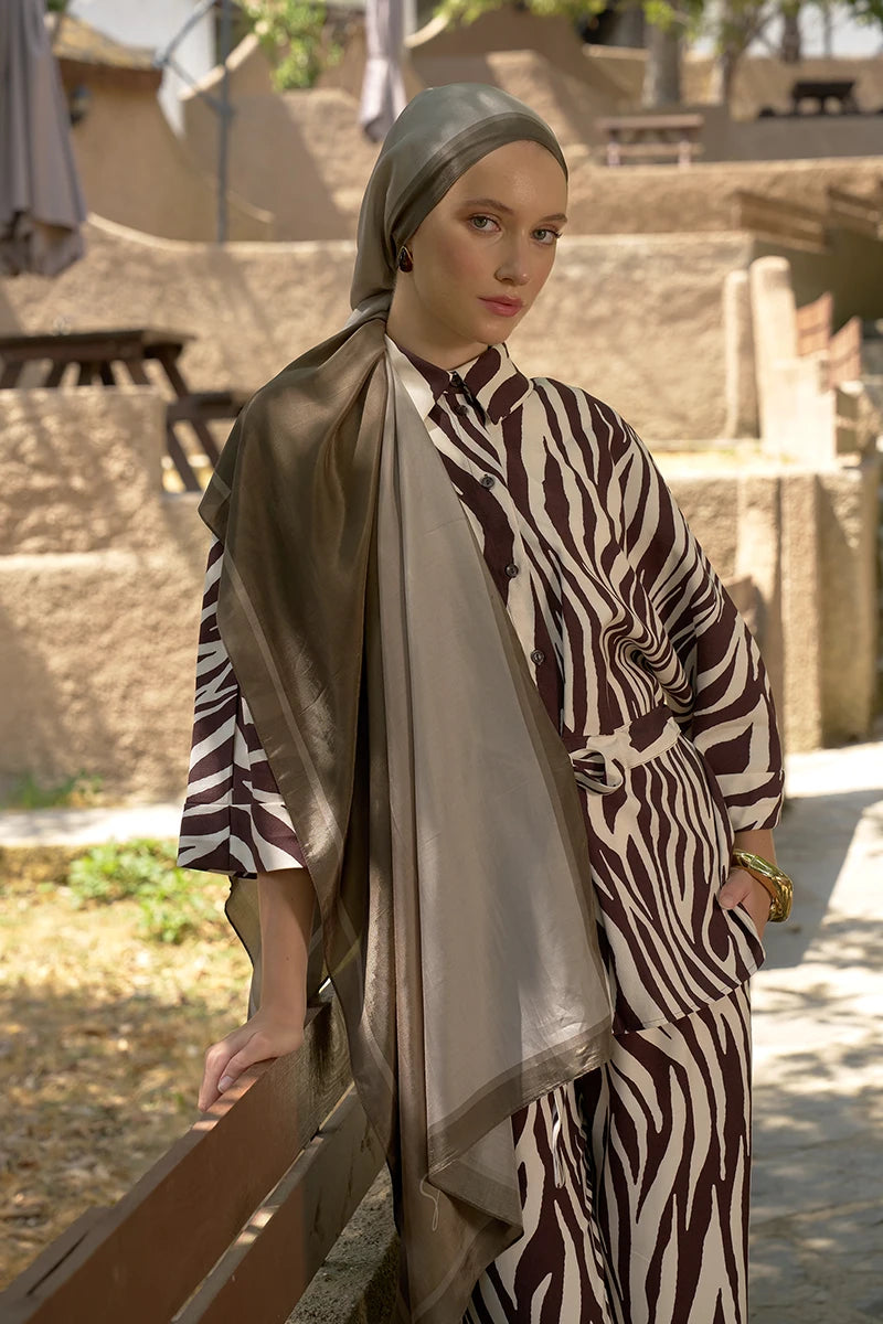 Inspired Degrade Desen Şal - Nefti