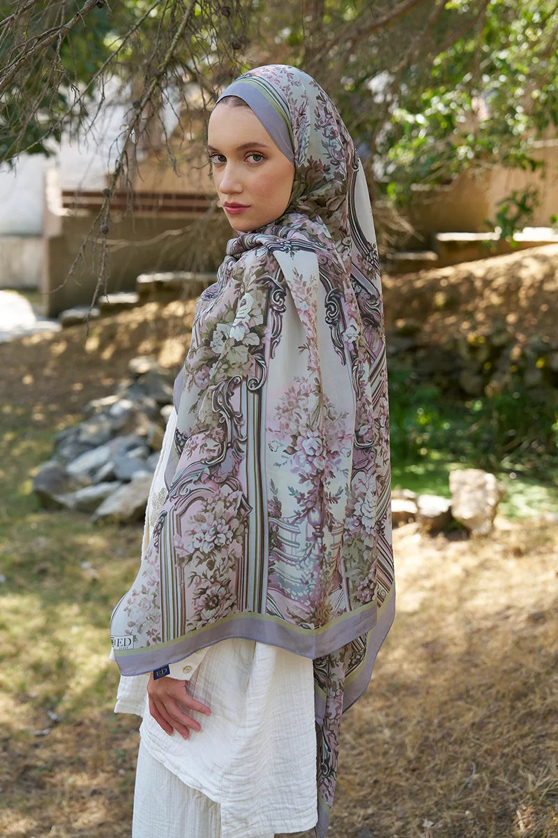 Inspired Esperanza Desen Şal - Gri