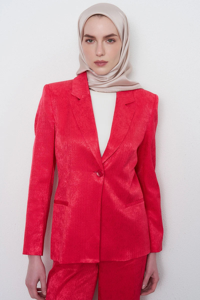 Twill İpek Eşarp - Bej