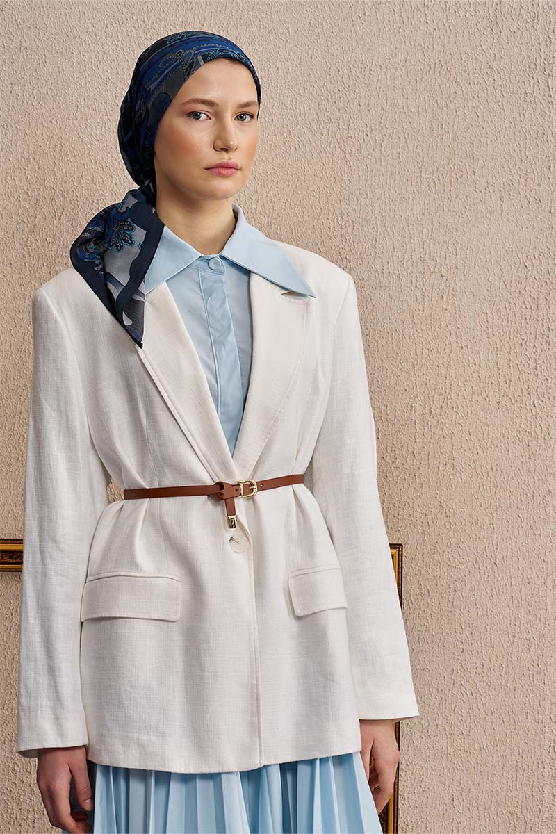 Vision Art Collection Lacirna Eşarp - Lacivert