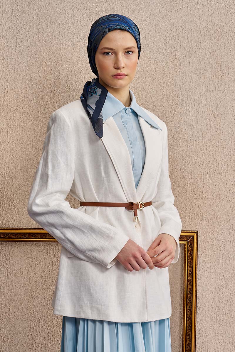 Vision Art Collection Lacirna Eşarp - Lacivert