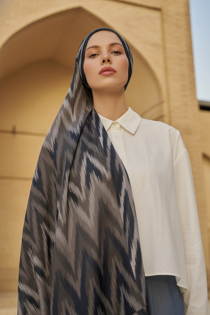 Missoma Floş Viskon Şal - Siyah