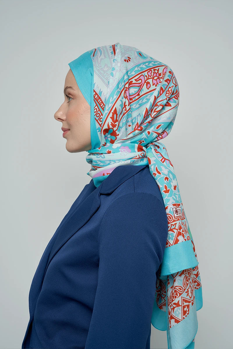 Paisley Collection Pateh Shawl - Blue